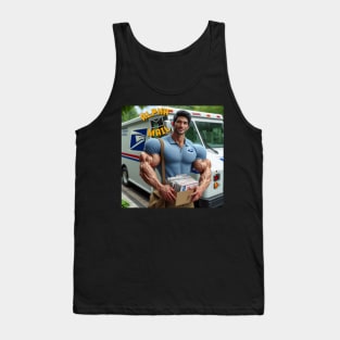 Extra Protein Package Delivery Tank Top